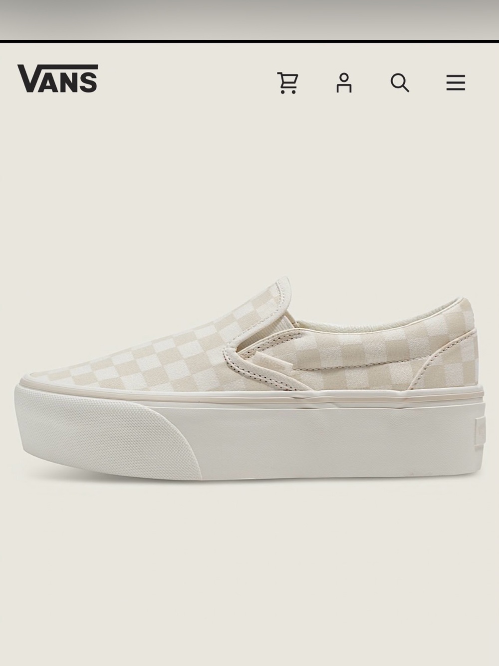 Vans Platform Checkerboard